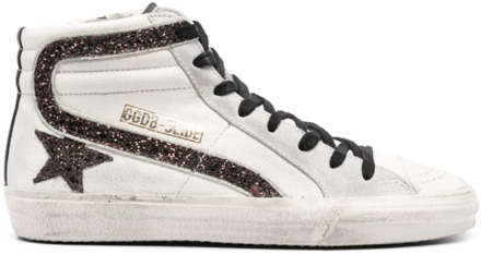 Witte sneakers met leren panelen Golden Goose , White , Dames - 36 Eu,41 Eu,40 Eu,39 EU