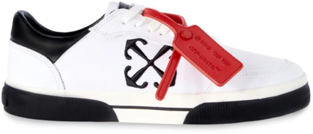 Witte Sneakers met Pijl Motief Off White , White , Heren - 40 Eu,42 Eu,41 Eu,44 Eu,45 Eu,43 EU