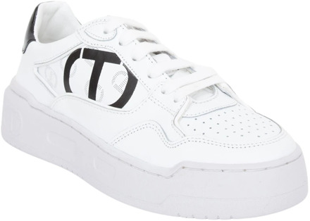 Witte Sneakers Twinset , White , Dames - 38 Eu,40 EU