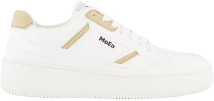 Witte Sneakers voor Dames MoEa , White , Dames - 38 Eu,37 Eu,41 EU