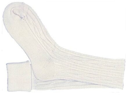 Witte sokken voor onder lederhose