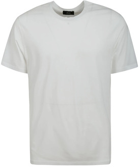Witte Ss23 Heren T-shirt van Katoen Herno , White , Heren - 2Xl,L,M,S