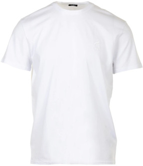 Witte T-shirt en Polo Collectie Hogan , White , Heren - Xl,L,M,S