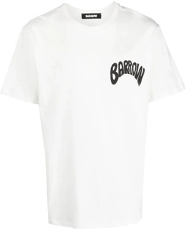 Witte T-shirts en Polos Barrow , White , Heren - Xl,L,M