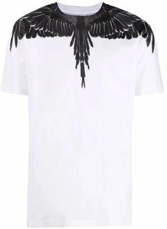 Witte T-shirts en Polos Collectie Marcelo Burlon , White , Heren - L,M,S,Xs