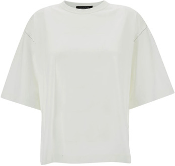 Witte T-shirts en Polos Fabiana Filippi , White , Dames - M,S,Xs,2Xs