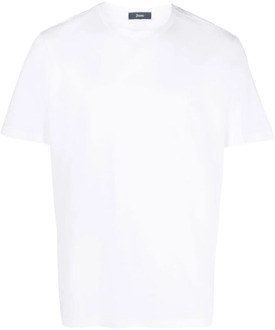 Witte T-shirts en Polos Herno , White , Heren - M,3Xl