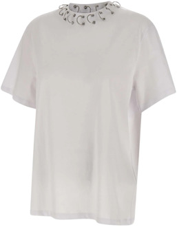 Witte T-shirts en Polos Rotate Birger Christensen , White , Dames - M,S,Xs