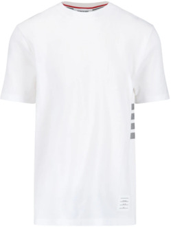 Witte T-shirts en Polos Thom Browne , White , Heren - L,M,S