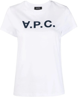 Witte T-shirts en Polos van A.p.c. A.p.c. , White , Dames - XS