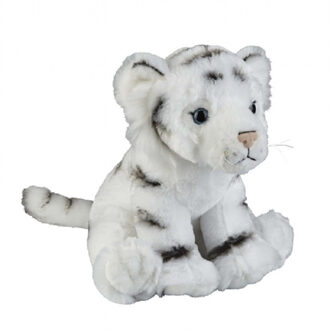 Witte tijger knuffel 30 cm knuffeldieren - Knuffeldier