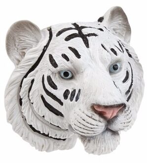Witte tijger koelkast magneet 3D van 8cm