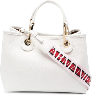 Witte Tote Tas voor Vrouwen Emporio Armani , White , Dames - ONE Size