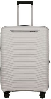 Witte Trolley Koffer met Schokabsorberende Wielen Samsonite , White , Unisex - ONE Size