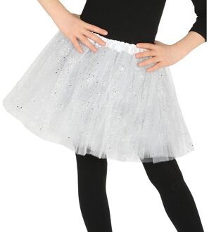 Witte tutu met glitters voor meisjes - Accessoires > Rokken, Tutu's