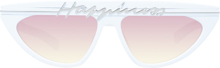 Witte Unisex Zonnebril