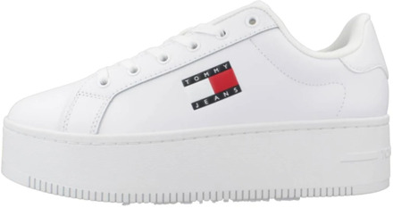 Witte Urban Sneakers Vrouwen Tommy Hilfiger , White , Dames - 39 Eu,41 EU