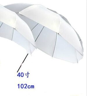 Witte Zachte Paraplu 43 "/paraplu diffuser Duurzaam Camera 40" 102cm Inch Translucent Foto Studio flash Soft paraplu CD05 Y 102CM 40 duim