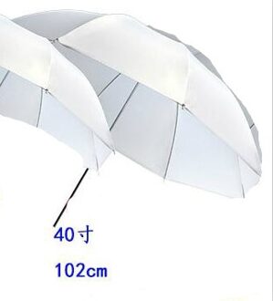 Witte Zachte Paraplu 43 "/paraplu diffuser Duurzaam Camera 40" 102cm Inch Translucent Foto Studio flash Soft paraplu CD05 Y 102CM 40 duim