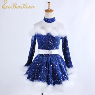 Witter Herfst Jurk Lange mouwen Ballet Tutu Jurk Voor Vrouwen Pailletten Stage Prestaties Dans Jurk Tutu Ballet Voor meisje XSC