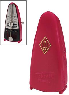 Wittner 830361 metronoom metronoom, kunststof, kerserood, zonder bel