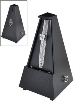 Wittner 845161 metronome, pyramid shaped, plastic casing, without bell, satin black