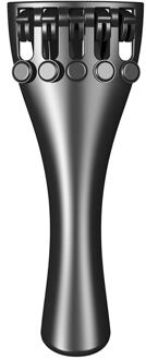 Wittner 918111-5 vioolstaartstuk vioolstaartstuk, 4/4, 5-snarig, sunthetisch, zwart, met 5 fijnstemmers