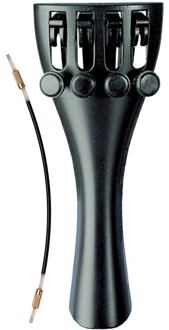 Wittner 919131 altvioolstaartstuk altvioolstaartstuk, 39,5-41,5 cm, synthetisch, zwart, met 4 fijnstemmers