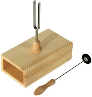 Wittner 924-RA stemvork a-440 Hz. met houten klankkast stemvork a-440 Hz. met houten klankkast, 4x8 mm., met klopper