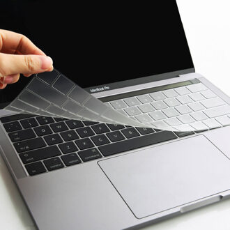 Wiwu Us Layout Laptop Toetsenbord Cover Voor Macbook Pro 16 Hoge Transparantie Geen Letters Waterdicht Voor Macbook Toetsenbord Cover 2020 Air 13