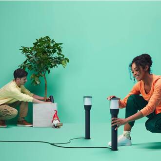 WiZ Elpas LED tuinpadverlichting RGBW uitbreiding zwart