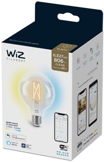 WiZ Globe Filament E27 60 W Transparant