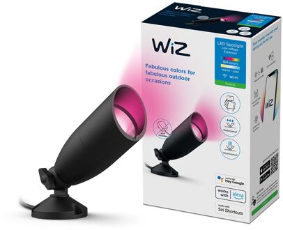 WiZ Grondspot Uitbreiding Zwart Gekleurd Licht 4,5w