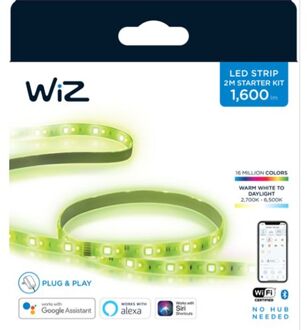 WiZ LED Tunable White and Color Light strip indoor starter kit 1x20W … Multicolor