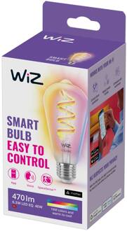 WiZ ST64 LED filament lamp WiFi E27 6,3W RGBW