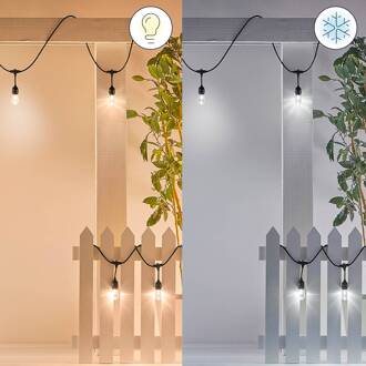 WiZ String Lights LED lichtketting voor buiten, 14,8 m, CCT, RGB zwart