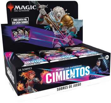 Wizards of the Coast Magic the Gathering Cimientos Play Booster Display (36) spanish