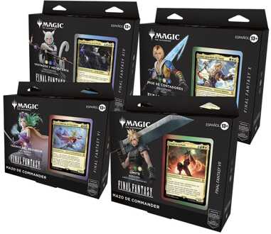 Wizards of the Coast Magic the Gathering Final Fantasy Commander Decks Display (4) spanish