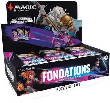 Wizards of the Coast Magic the Gathering Fondations Play Booster Display (36) french