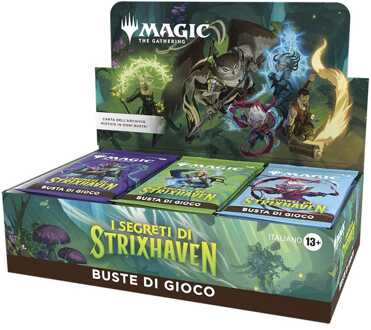 Wizards of the Coast Magic the Gathering I Segreti di Strixhaven Play Booster Display (30) italian