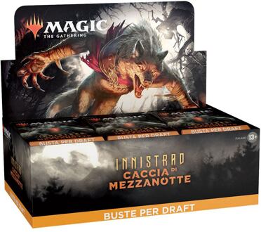 Wizards of the Coast Magic the Gathering Innistrad: Caccia di Mezzanotte Draft Booster Display (36) italian