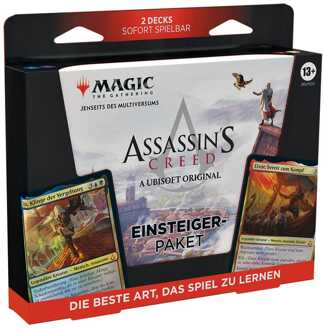 Wizards of the Coast Magic the Gathering Jenseits des Multiversums: Assassin's Creed Starter Kit 2024 Display (12) german