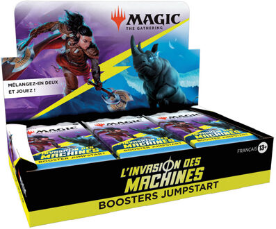 Wizards of the Coast Magic the Gathering L'invasion des machines Jumpstart Booster Display (18) french