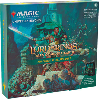 Wizards of the Coast Magic The Gathering - LotR Holiday Scene Box Aragorn