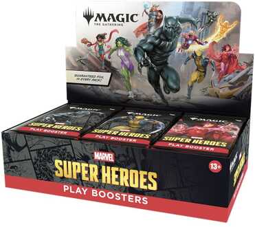 Wizards of the Coast Magic the Gathering Marvel Super Heroes Play Booster Display (30) english