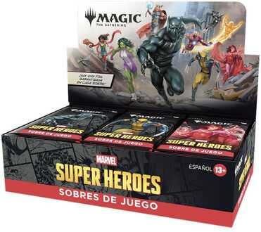 Wizards of the Coast Magic the Gathering Marvel Super Heroes Play Booster Display (30) spanish