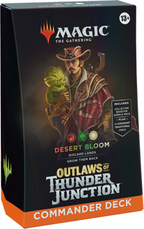 Wizards of the Coast Magic The Gathering - Outlaws of Thunder Junction Commander Deck Desert Bloom