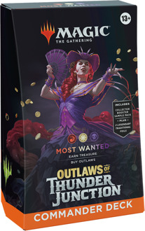 Wizards of the Coast Magic The Gathering - Outlaws of Thunder Junction Commander Deck Most Wanted