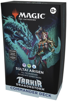 Wizards of the Coast Magic the Gathering - Tarkir Dragonstorm Land Commander Deck - Sultai Arisen