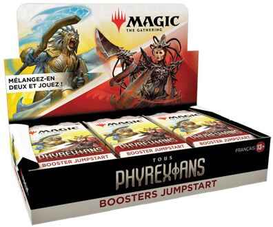Wizards of the Coast Magic the Gathering Tous Phyrexians Jumpstart Booster Display (18) french
